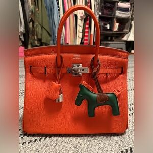 Handbag Horse Charm - Green